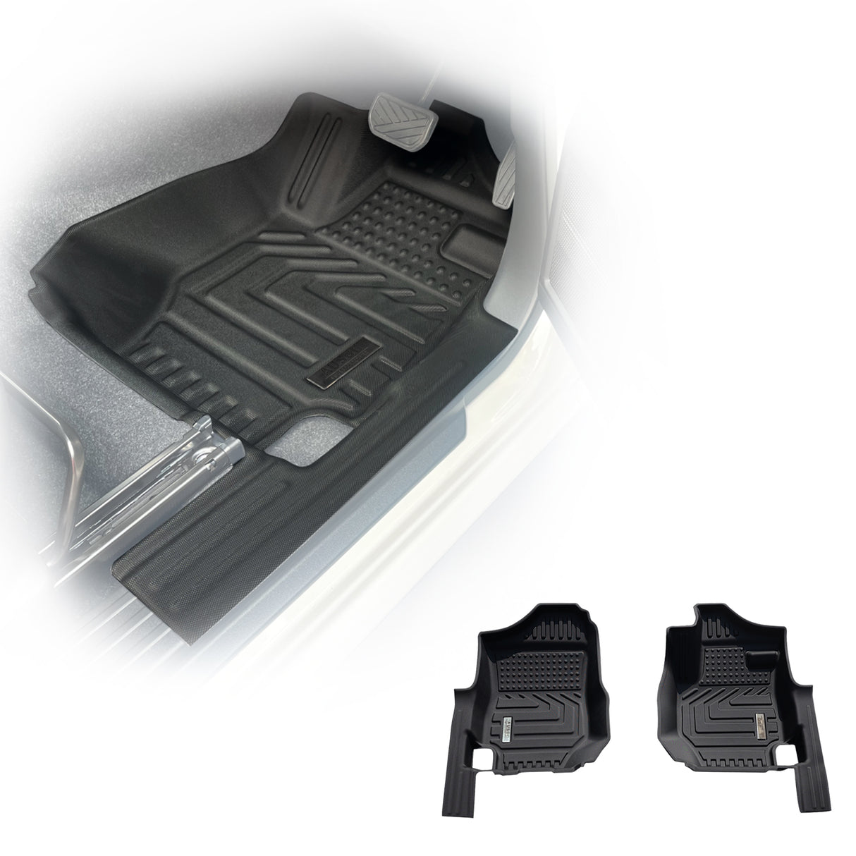 5D TPE Car Floor Mats for Suzuki Jimny 3 Doors Auto Transmission 2018-Onwards