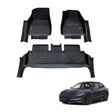 5D TPE Car Floor Mats for Tesla Model 3 2024-Onwards