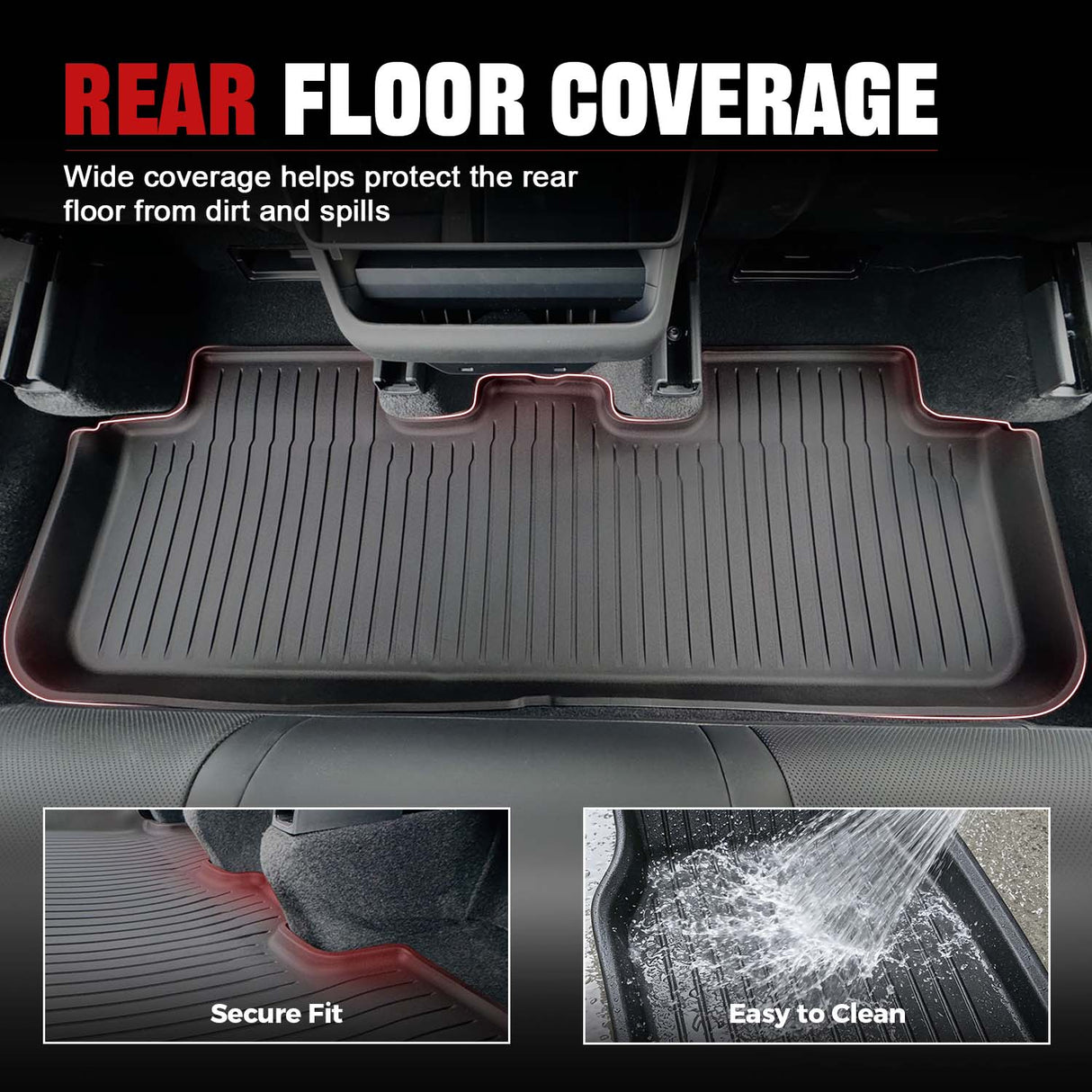 Injection Car Floor Mats for Tesla Model Y Juniper 2025-Onwards