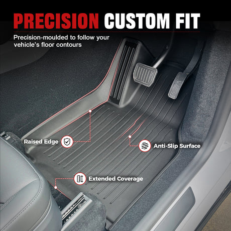 Injection Car Floor Mats for Tesla Model Y Juniper 2025-Onwards