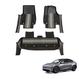 5D Double-Layer Car Floor Mats for Tesla Model Y Juniper 5 Seats 2025-Onwards