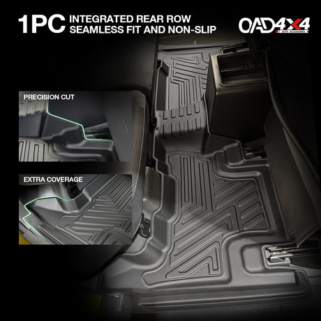 7D TPE Car Floor Mats for Toyota FJ Cruiser 2011-2016