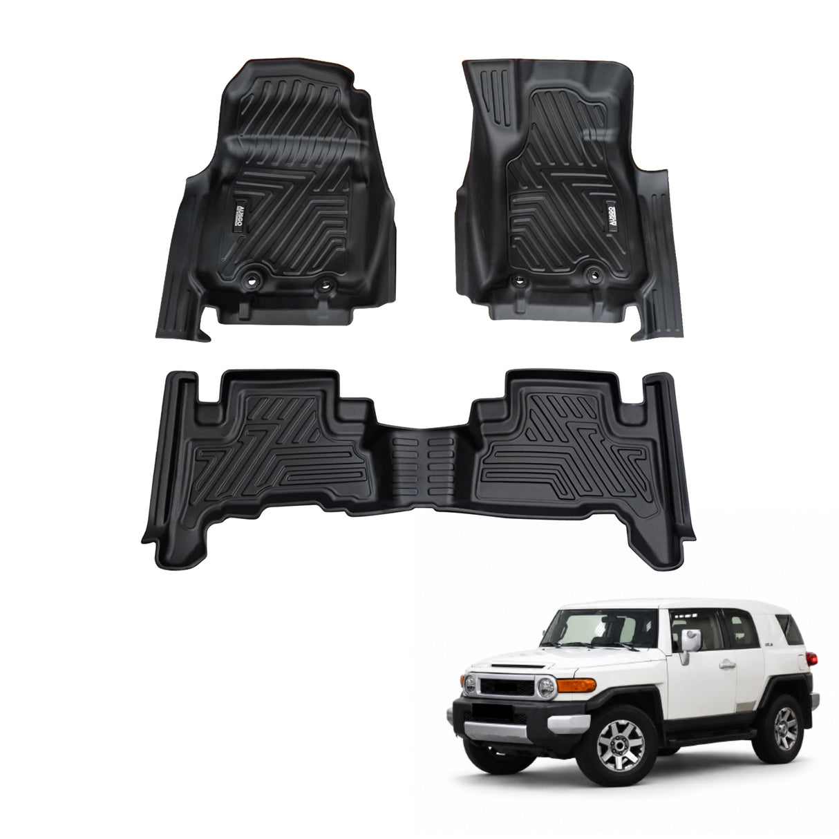 5D TPE Car Floor Mats for Toyota FJ Cruiser 2011-2016