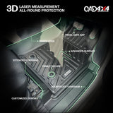 5D TPE Car Floor Mats for Toyota Hilux Dual Cab 2005-2015