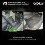 5D TPE Car Floor Mats for Toyota Hilux Dual Cab 2005-2015