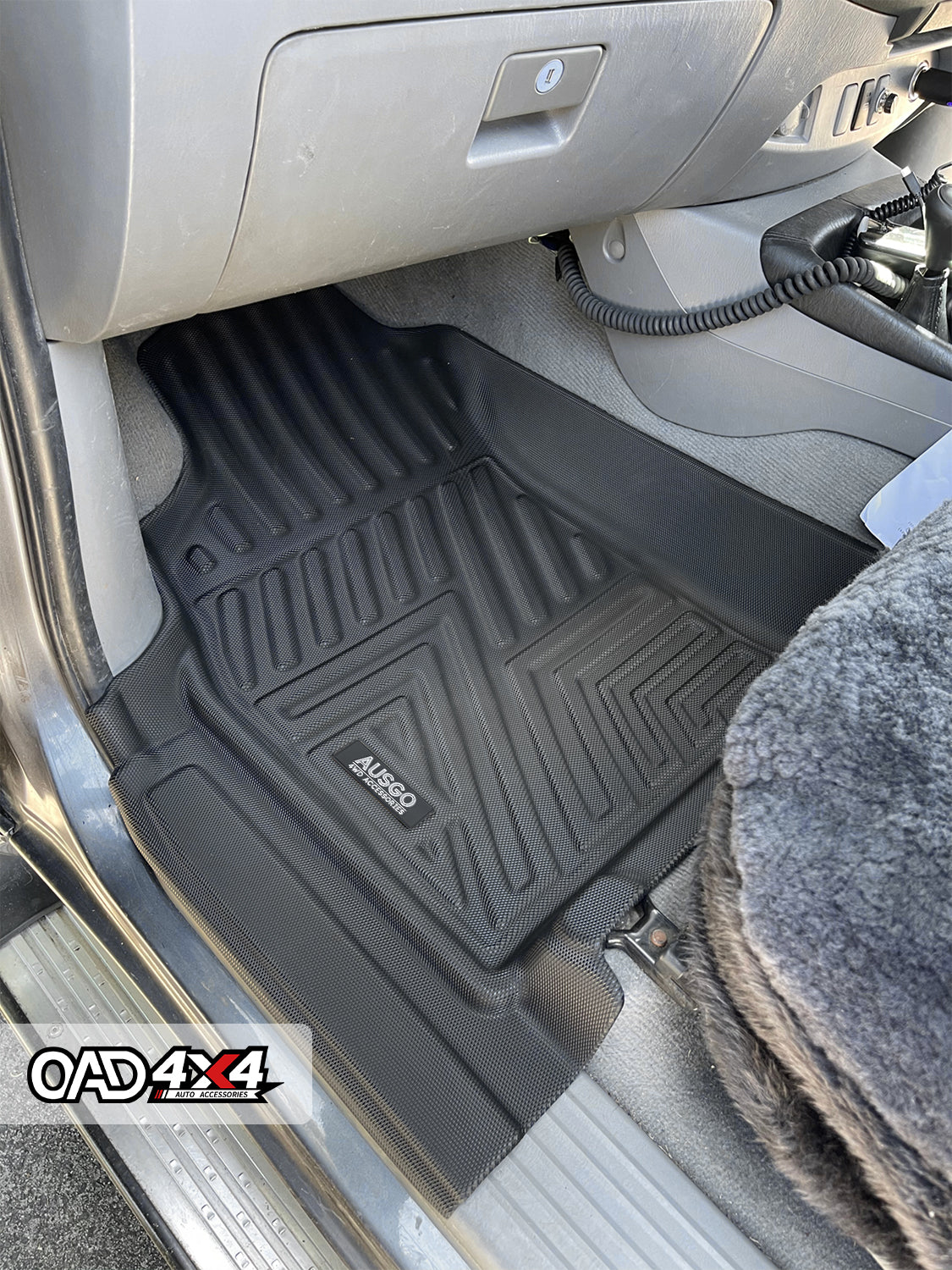 5D TPE Car Floor Mats for Toyota Hilux Dual Cab 2005-2015