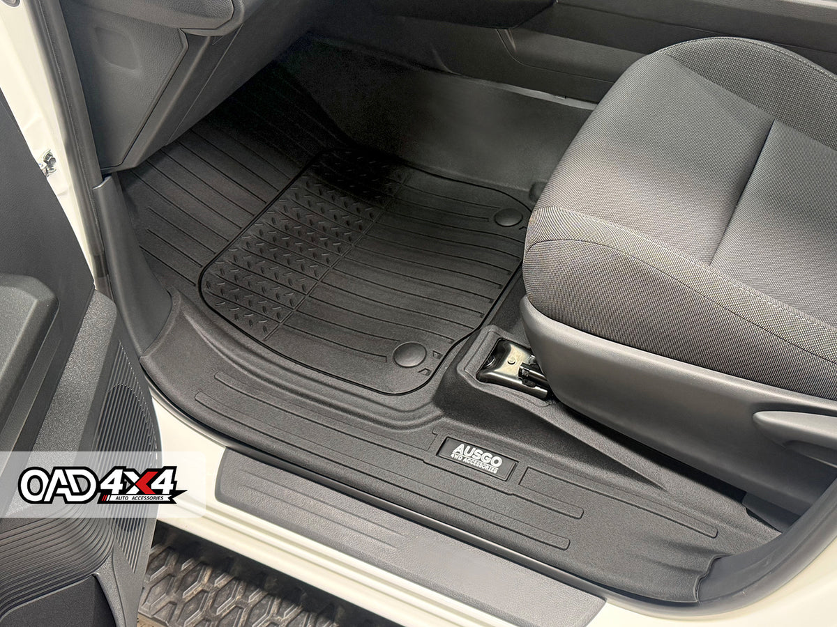 Injection 7D TPE Car Floor Mats for Toyota Hilux Single / Extra Cab 2015-2025