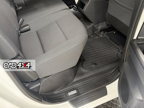 Injection 7D TPE Floor Mats & Door Sill Protector for Toyota Hilux Dual Cab 2015-2025