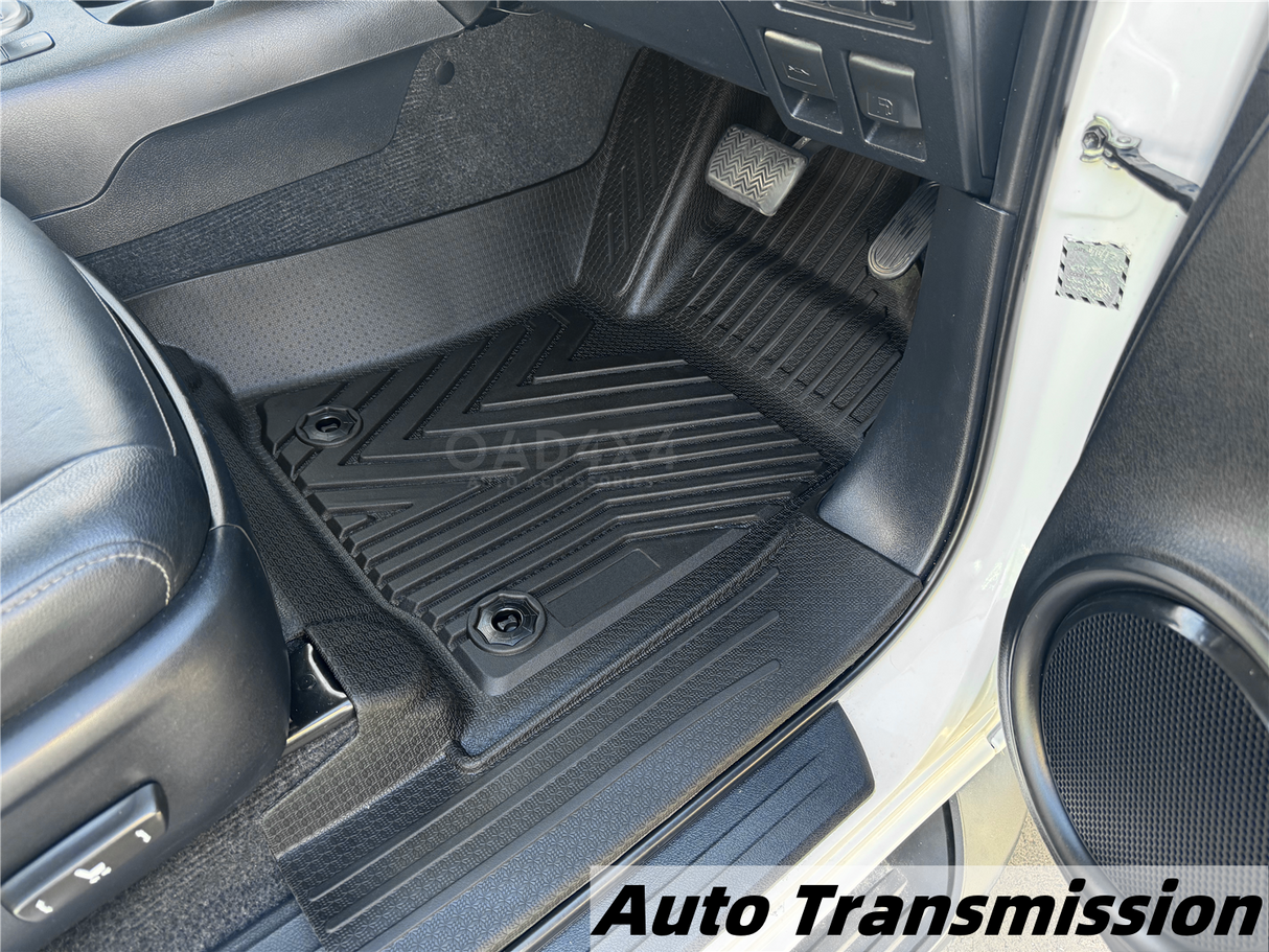 5D TPE Car Floor Mats for Toyota Hilux Single / Extra Cab 2015-Onwards