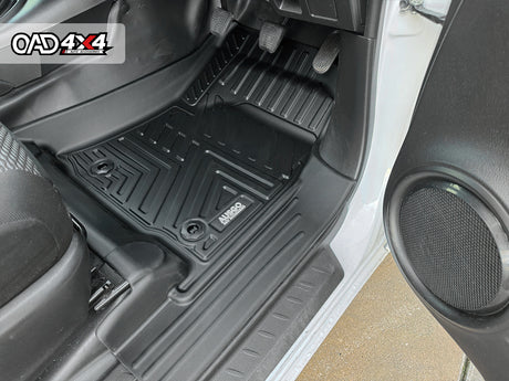 Floor Mats & Door Sill Protector for Toyota Hilux Manual Transmission Dual Cab 2015-2025