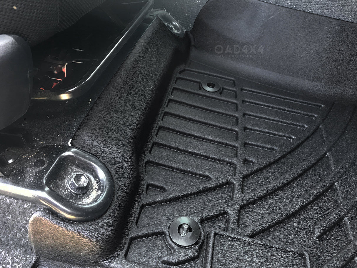 3D Floor Mats Car Mats for Toyota Auto Hilux Dual Cab 2015-Onwards