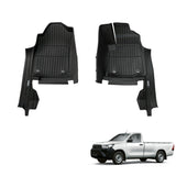Injection 7D TPE Car Floor Mats for Toyota Hilux Single / Extra Cab 2015-2025