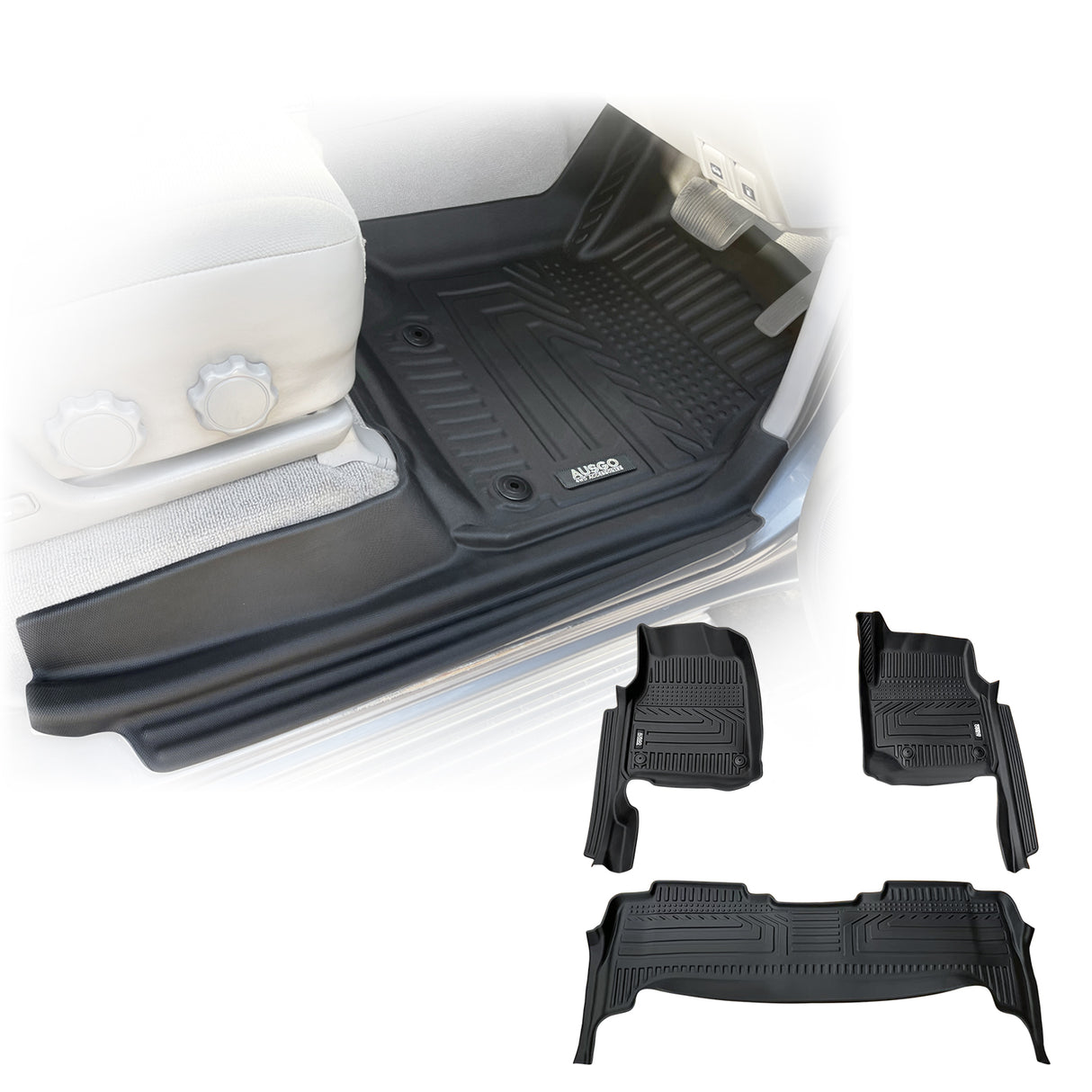 5D TPE Car Floor Mats for Toyota Land Cruiser 100 / 105 1998-2007