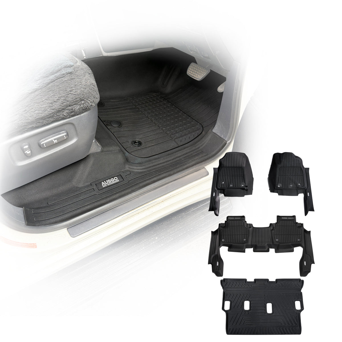 Injection 7D Car Floor Mats for Toyota LandCruiser 200 Series 2007-2012