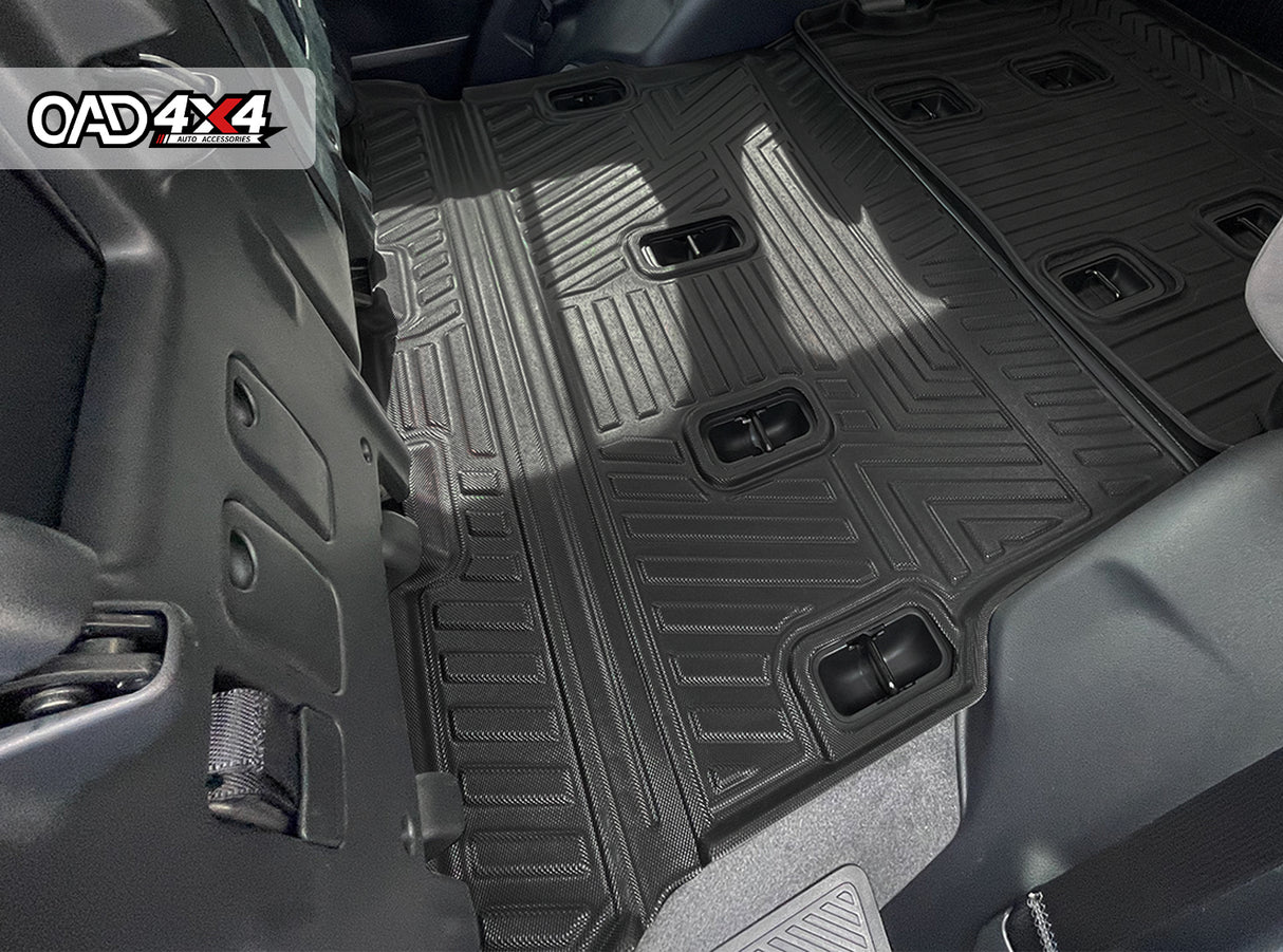 Third Row Car Floor Mats for Lexus LX570 2008-2021