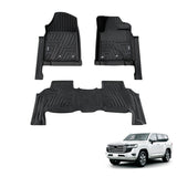 5D TPE Car Floor Mats for Toyota Land Cruiser 200 Series 2012-2021