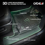 5D TPE Car Floor Mats for Toyota Land Cruiser 200 Series 2012-2021