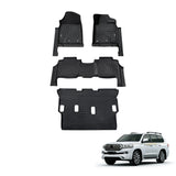 5D TPE Car Floor Mats for Toyota Land Cruiser 200 Series 2012-2021