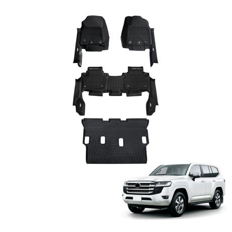 Injection 7D Car Floor Mats for Toyota LandCruiser 200 Series 2012-2021