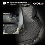 5D TPE Car Floor Mats for Toyota Land Cruiser 76 2012-2023