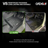 5D TPE Car Floor Mats for Toyota Land Cruiser 79 Single Cab 2012-2016