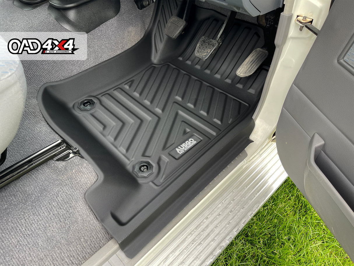 5D TPE Car Floor Mats for Toyota Land Cruiser 79 Single Cab 2012-2016