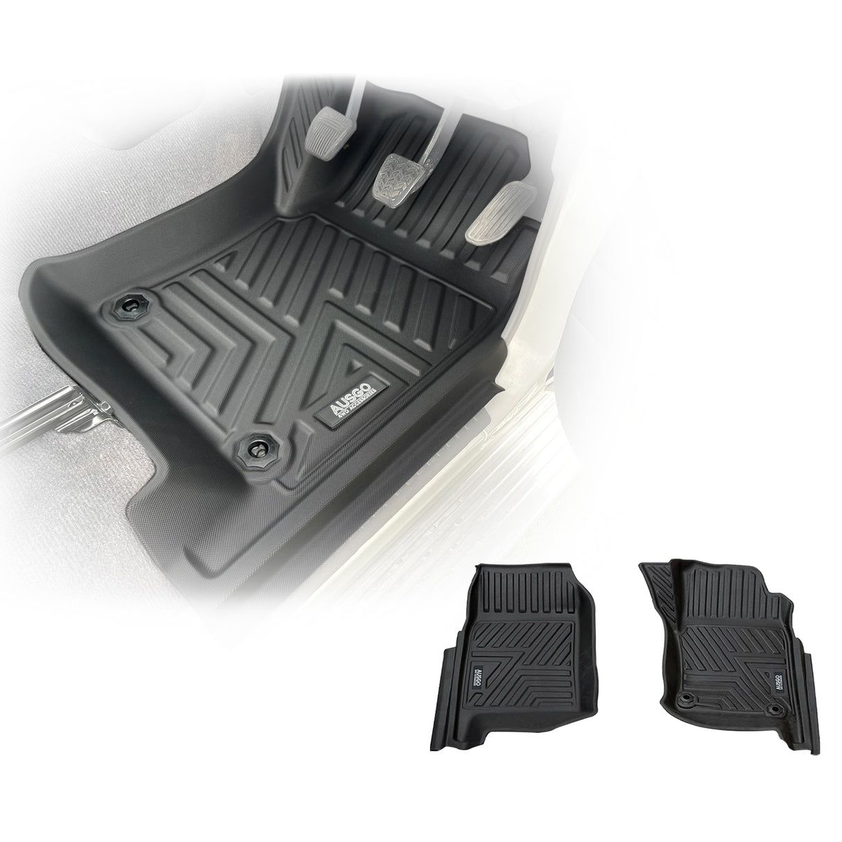 5D TPE Car Floor Mats for Toyota Land Cruiser 79 Single Cab 2012-2016