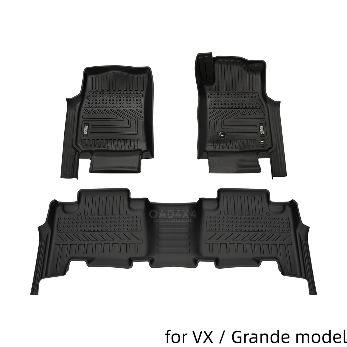 5D TPE Car Floor Mats for Toyota Land Cruiser Prado 120 Auto Transmission 2003-2009