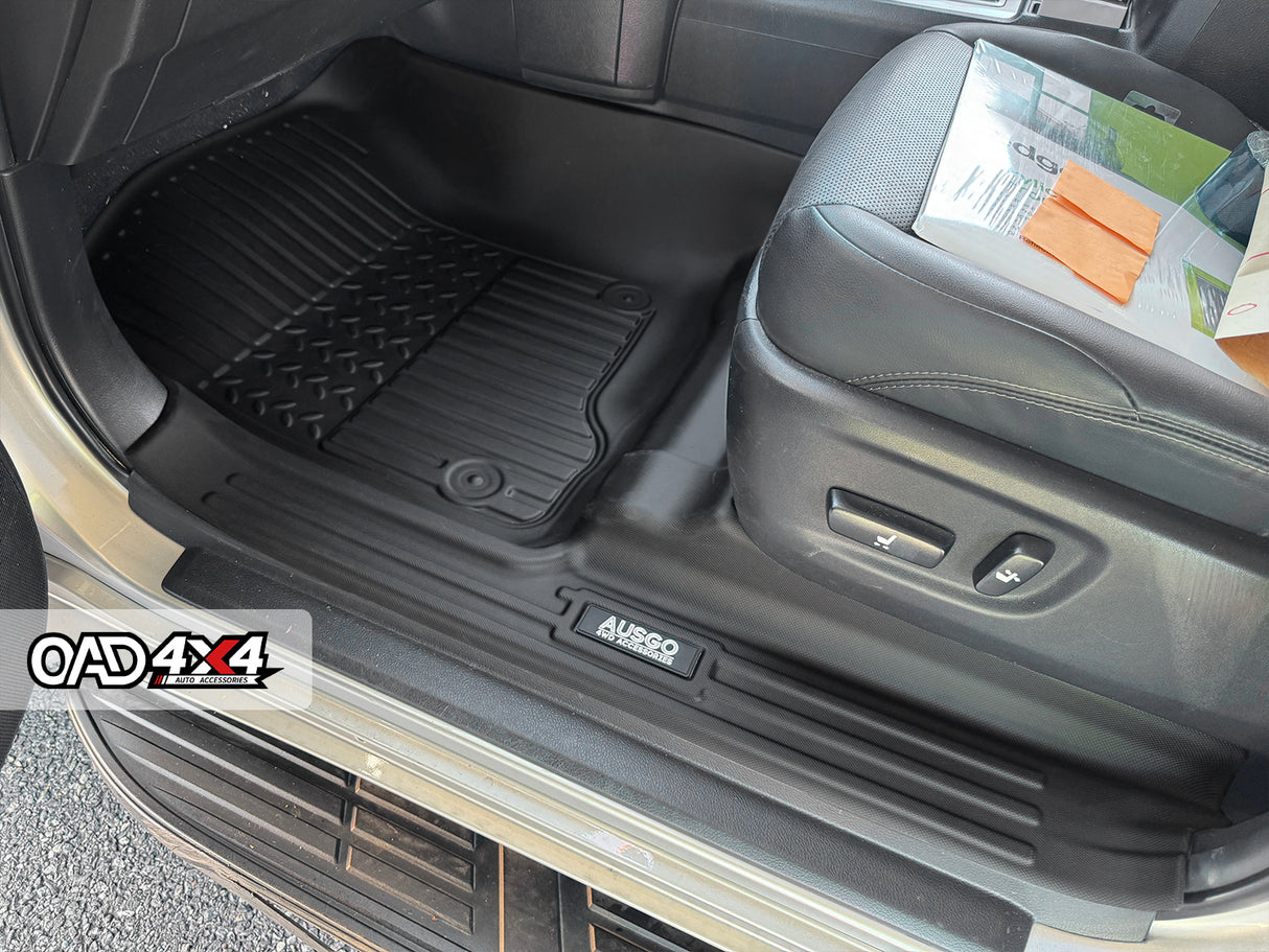 7D TPE Car Floor Mats for Toyota Land Cruiser Prado 150 Auto 7 Seats 2009-2024