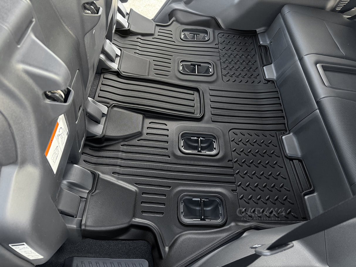Third Row Car Floor Mats for Toyota Land Cruiser Prado 250 LC250 7 Seats 2024-Onwards