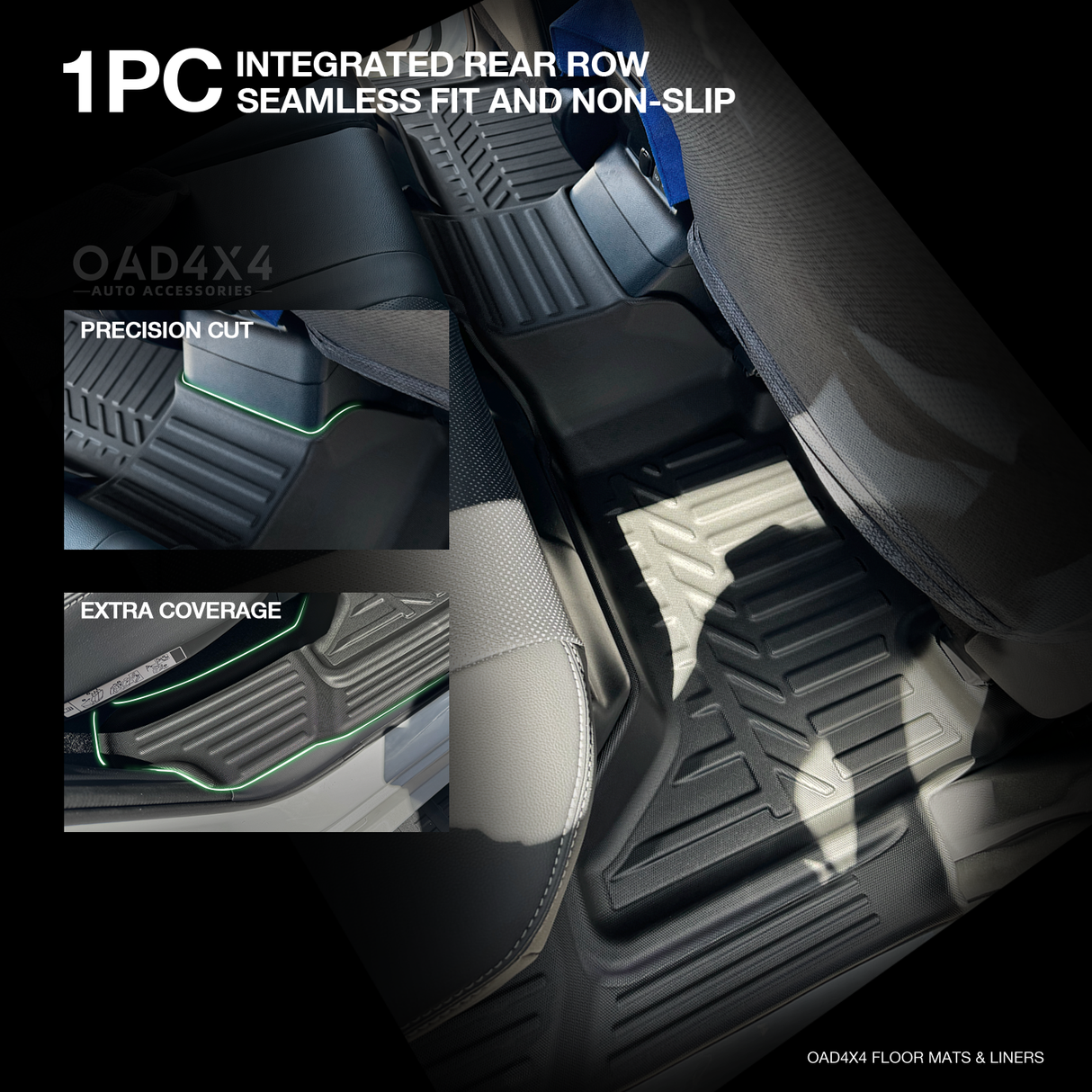5D TPE Car Floor Mats for Toyota LandCruiser Prado 250 LC250 2024-Onwards