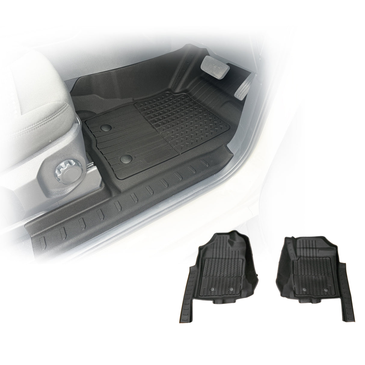 Injection 5D Car Floor Mats for Volkswagen Amarok NF Series Single Cab 2023-Onwards