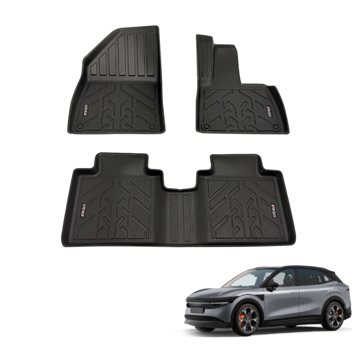 3D Car Floor Mats for Zeekr 7X 2025-Onwards