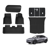 3D Injection Car Floor Mats for Tesla Model Y Juniper 5 Seats 2025-Onwards
