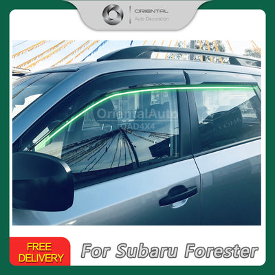 Injection Weathershields For Subaru Forester 2008-2012 Weather Shields Window Visor