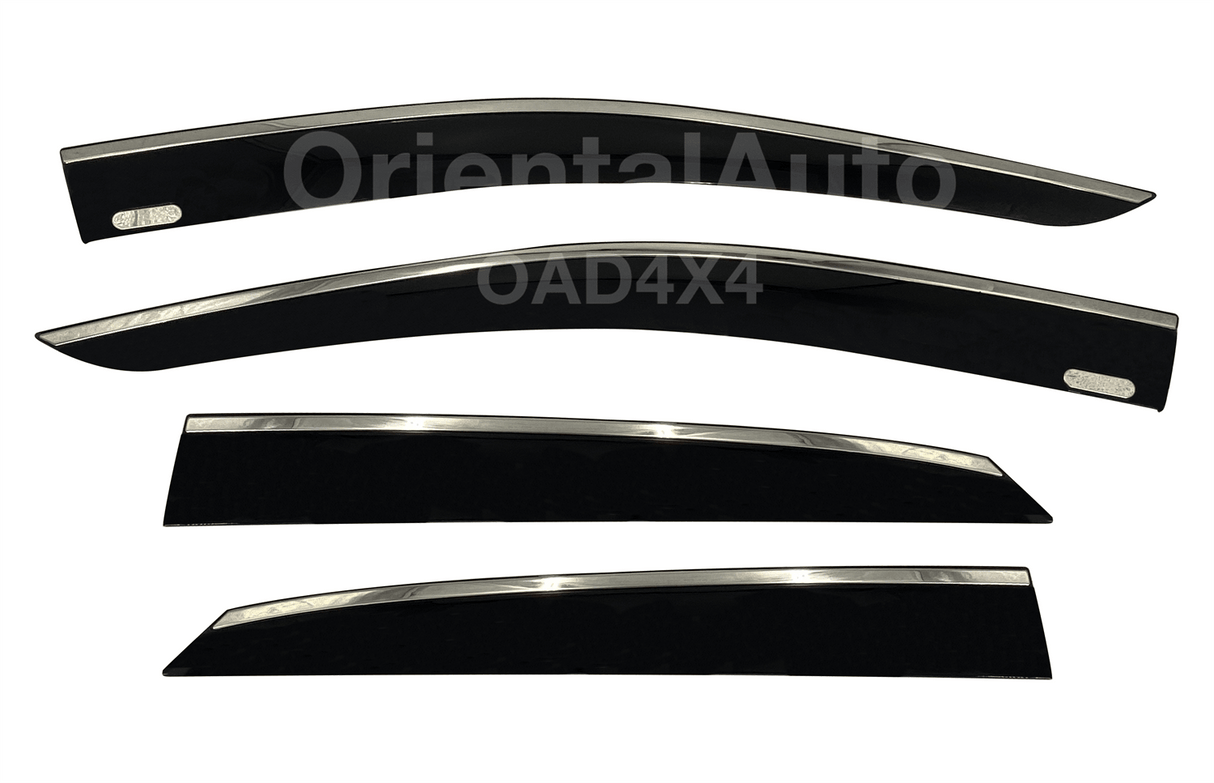 Stainless Edge Weather Shields for Lexus RX200T/300/350/450h 5 Seats 2015-2022