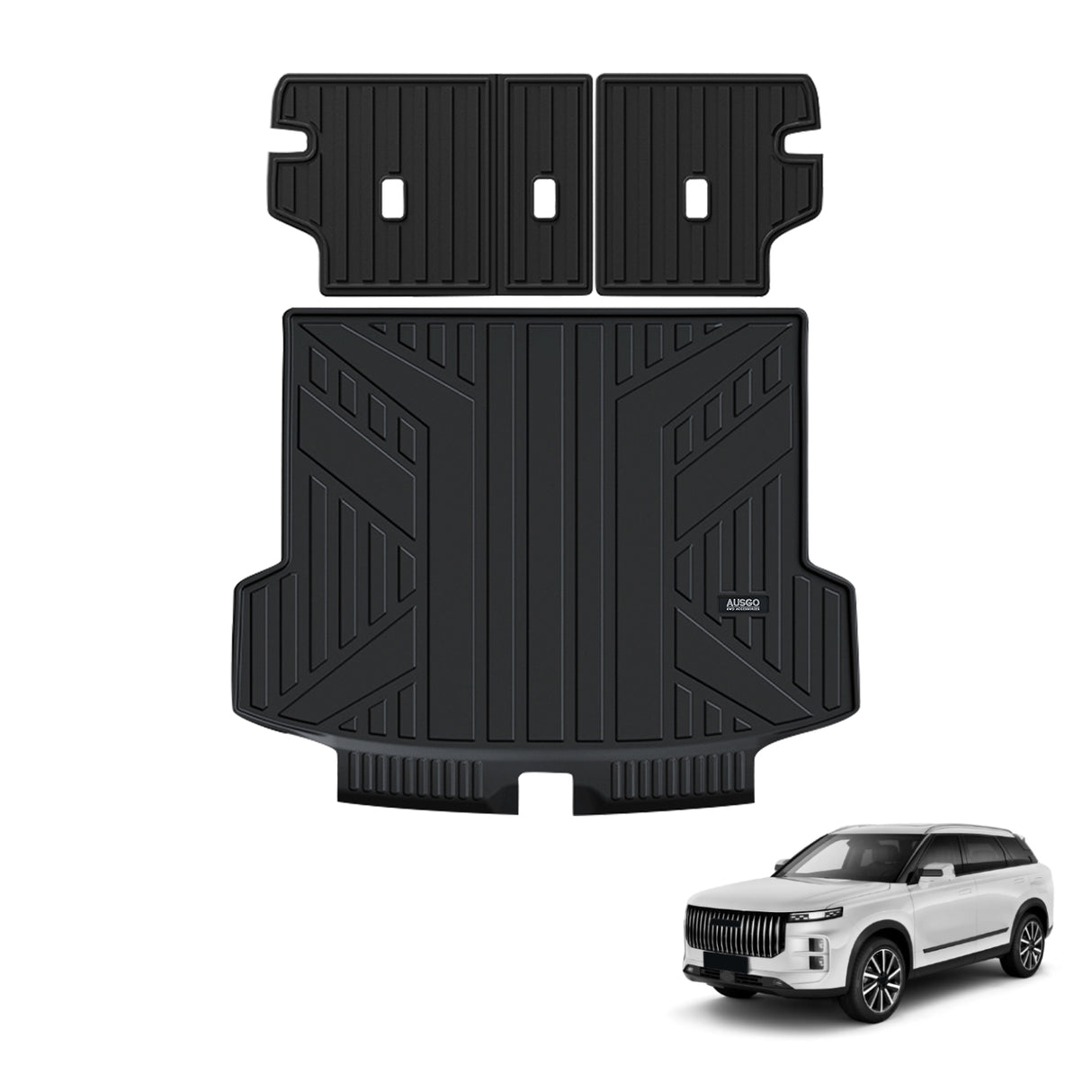 Boot Liner Kick Mat for Jaecoo J7 2024-Onwards - Inner Rear Step Panel Covered