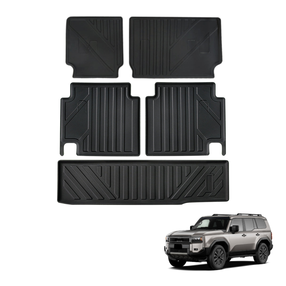 Boot Liner Kick Mat for Toyota LandCruiser Prado 250 LC250 2024-Onwards