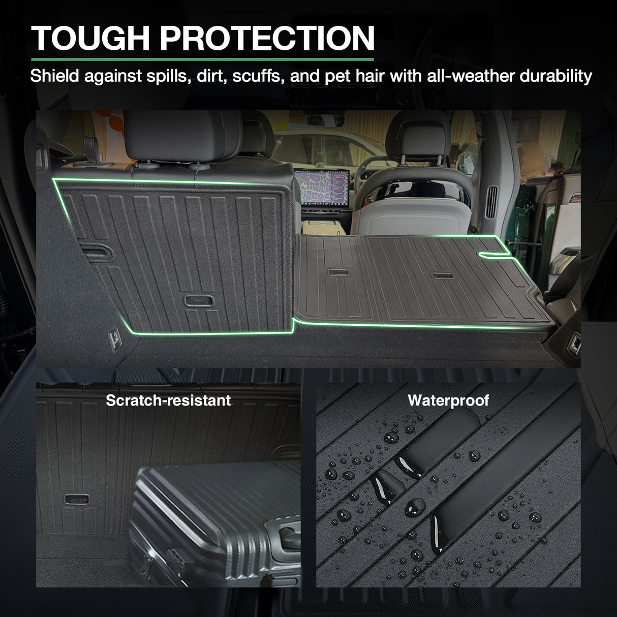 Boot Liner Kick Mat for Zeekr 7X 2025-Onwards
