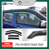 Weather Shields for ISUZU D-MAX DMAX Dual Cab 2008-2012