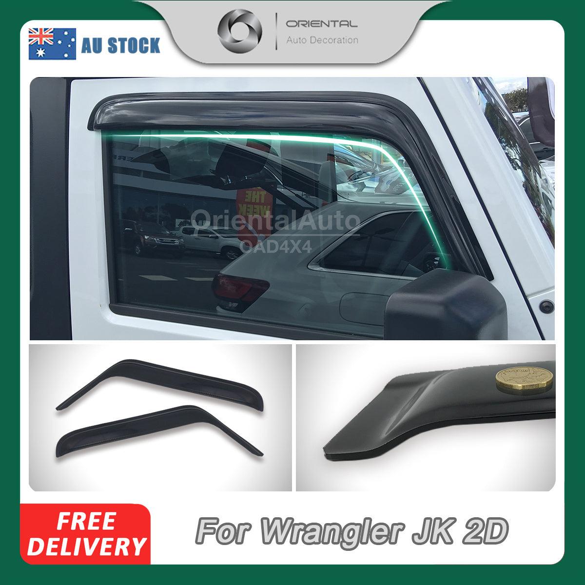 Weather Shields for Jeep Wrangler JK Series 2007-2018 2PCS