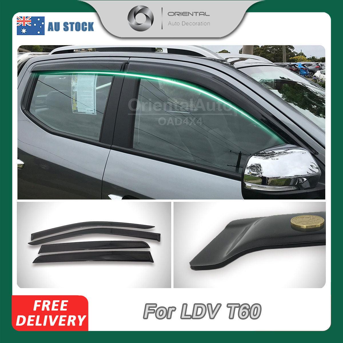 Pre-order Weather Shields for LDV T60 2017-Onwards