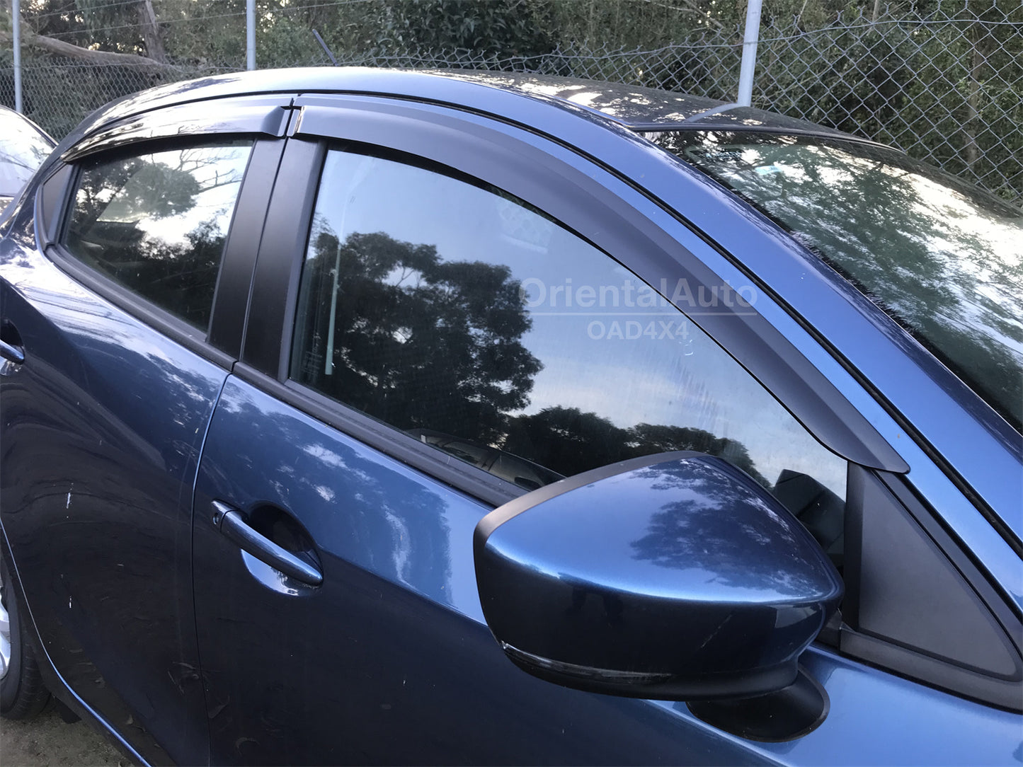 Injection Weathershields For Mazda 2 Sedan 2014-Onwards Weather Shields Window Visor
