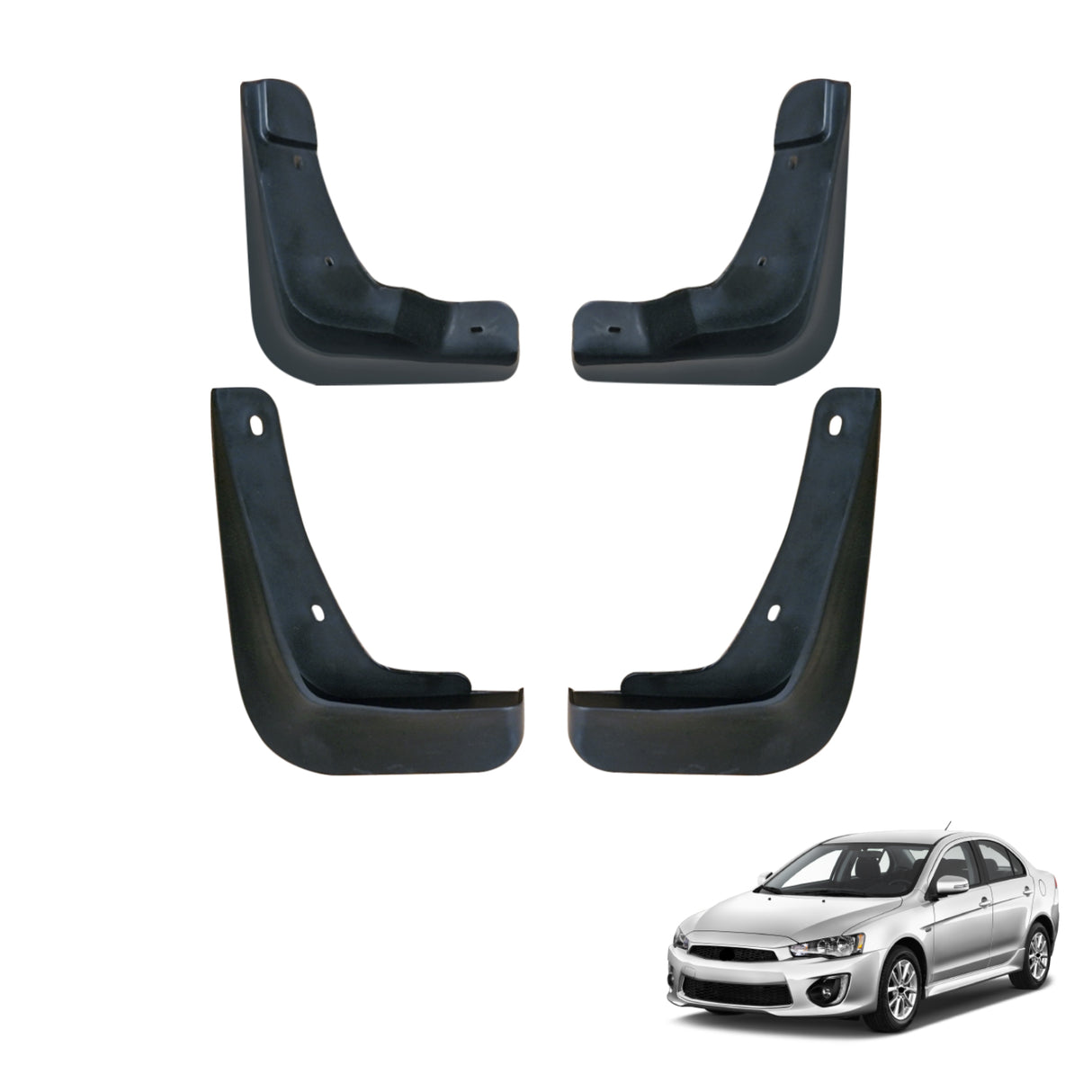 Mud Flaps Splash Guards for Mitsubishi Lancer CJ CF 2007-2017