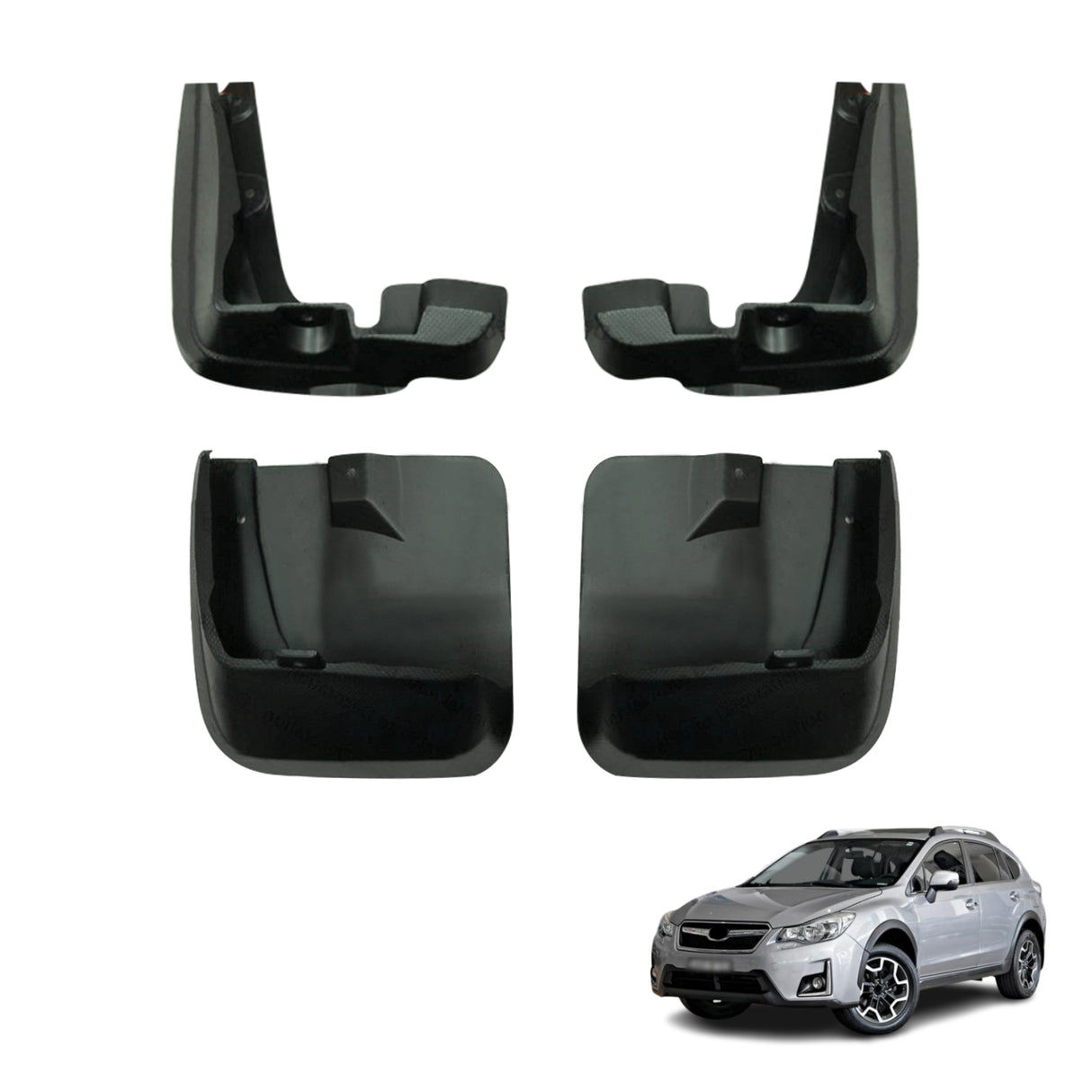 Mud Flaps Splash Guards for Subaru XV G4X 2011-2017