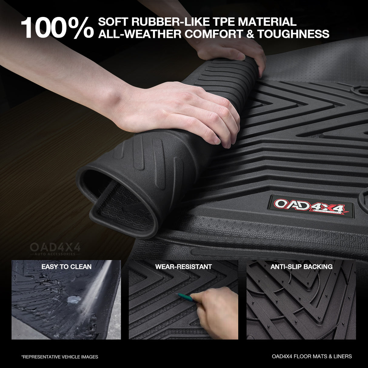 Injection 7D Car Floor Mats for Lexus LX570 2008-2012