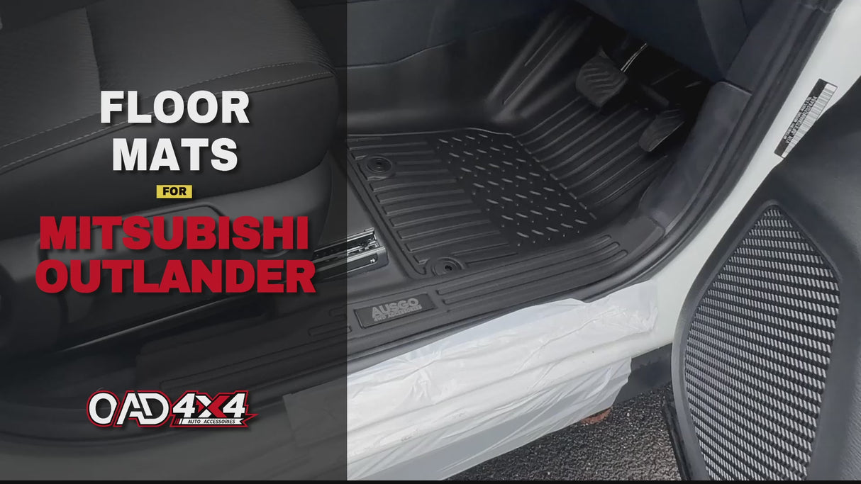 7D TPE Car Floor Mats for Mitsubishi Outlander 7 Seats Petrol 2021-Onwards