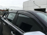 Weather Shields & Door Sill Protector for Ford Ranger Dual Cab 2011-2022