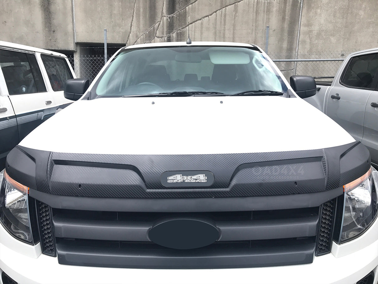 Bonnet Protector & Injection Weather Shield for Ford Ranger Dual Cab 2012-2015
