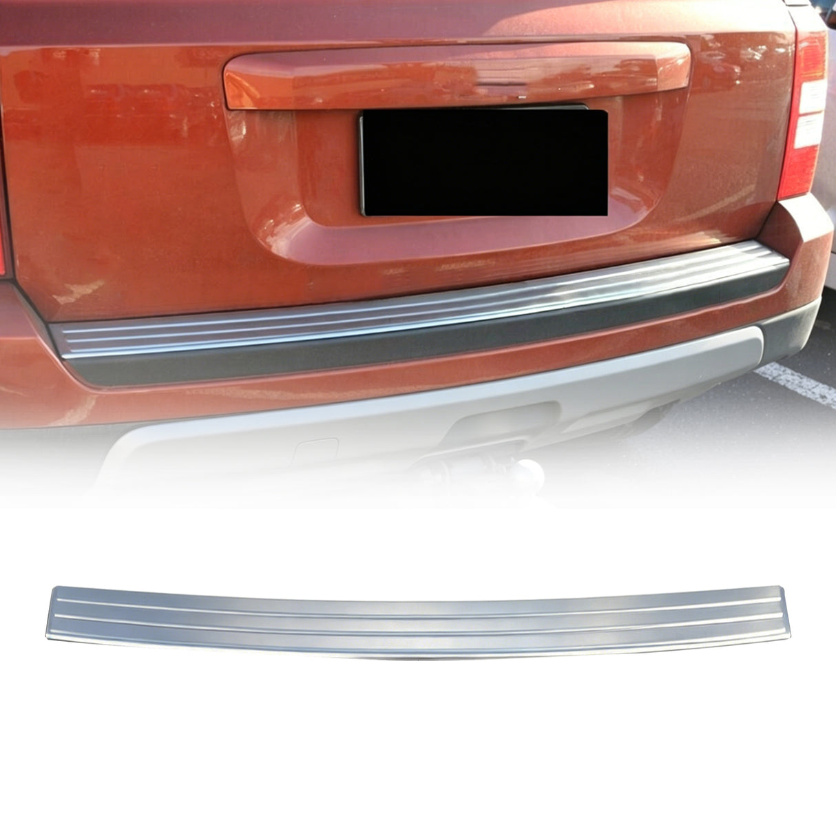 Rear Bumper Step Plate for Jeep Patriot 2007-2017